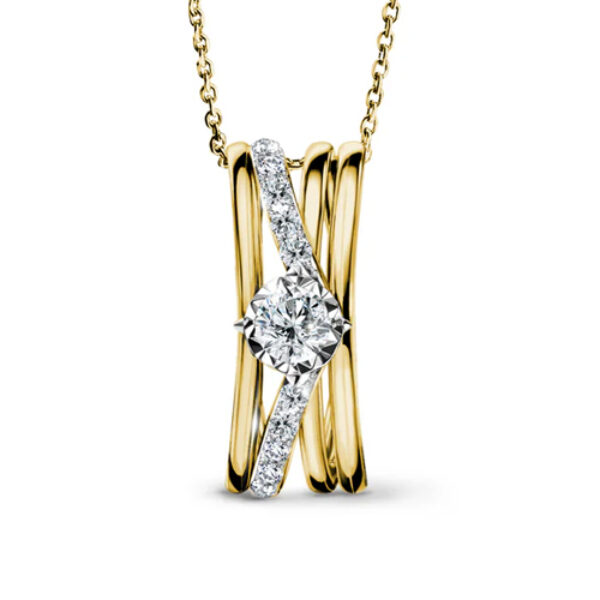 จี้เพชร Dancing Line Pendant