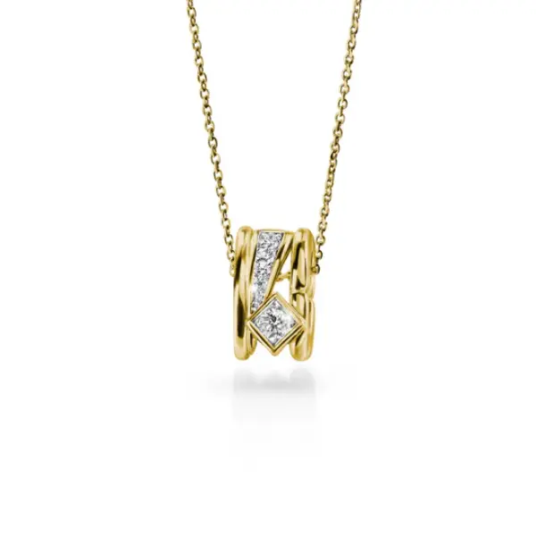 จี้เพชร Lumiere Brique Fancy Tube Pendant