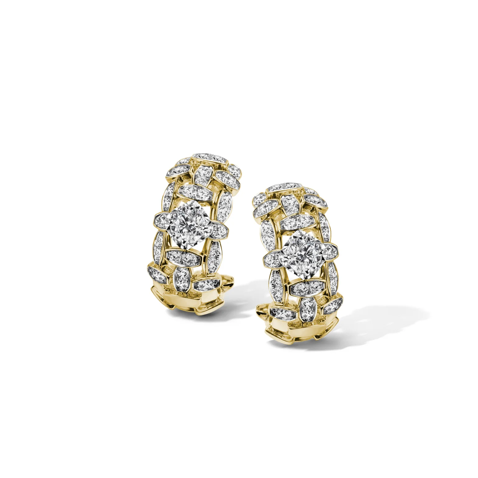 ต่างหูเพชร Treillage Glam Facade Earrings